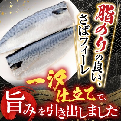 根室海鮮市場<直送>無添加天然サバフィーレ10枚 G-28022