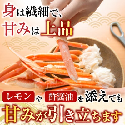 ボイル本ずわいがに脚5肩(計約1.2kg) A-28248