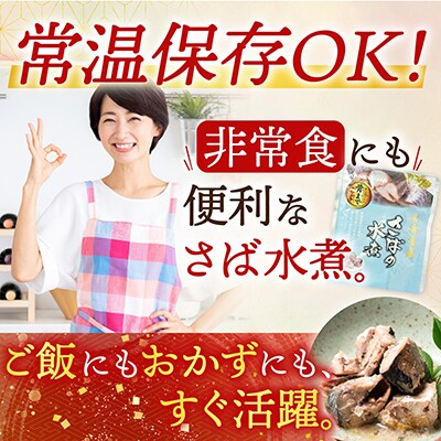 さば煮つけセット(旨煮5P・水煮5P・味噌煮6P) A-14267