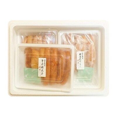 【北海道根室産】たらこ400g×2P・辛子明太子400g×1P C-42007