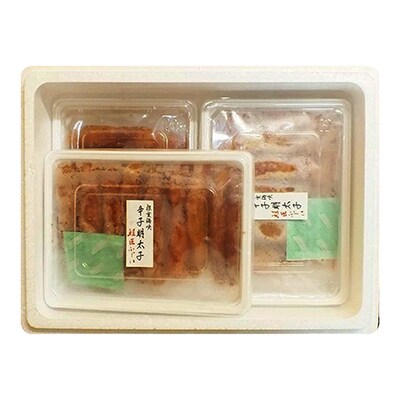 【北海道根室産】<鮭匠ふじい>熟成辛子明太子400g×3P C-42006