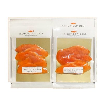天然紅鮭のスモークサーモン40g×8P A-42060