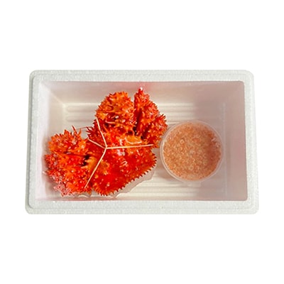花咲かに300g前後～450g前後×1尾・いくら醤油漬け100g×1P A-70027