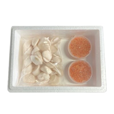 いくら醤油漬け100g×2P、ほたて貝柱500g C-70041