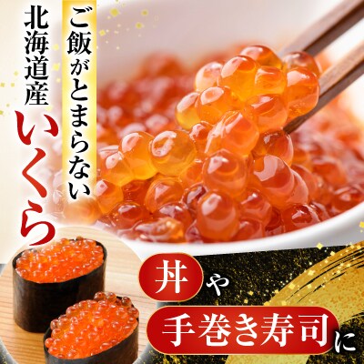 いくら100g×4P、ほたて貝柱500g×2P D-70036