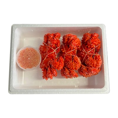 花咲かに300g前後～450g前後×3尾・いくら醤油漬け100g×1P B-76032
