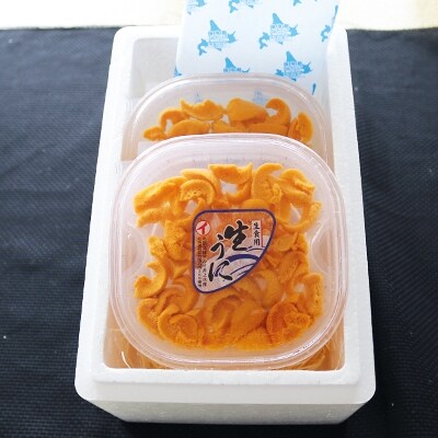 エゾバフンウニ塩水パック100g×2P[10月下旬以降発送] F-71016