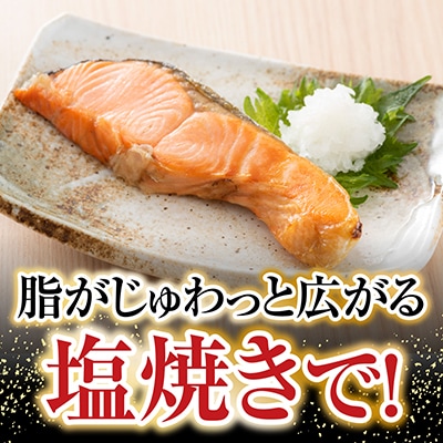 【北海道根室産】時しらず鮭切身1切×7P A-42140