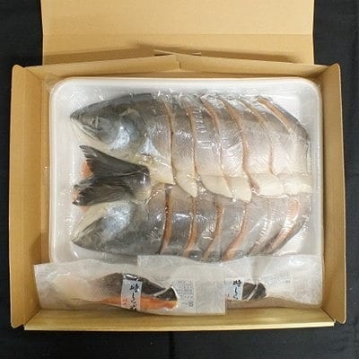 【北海道根室産】時しらず鮭切身1.5kg×1P・1切×2P F-42020