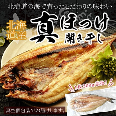 紅鮭切身20切・真ほっけ開き干し5枚セット(各約1.5kg) B-07036
