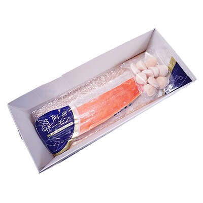 刺身用ほたて貝柱200g・トラウトサーモン300～400g A-28208