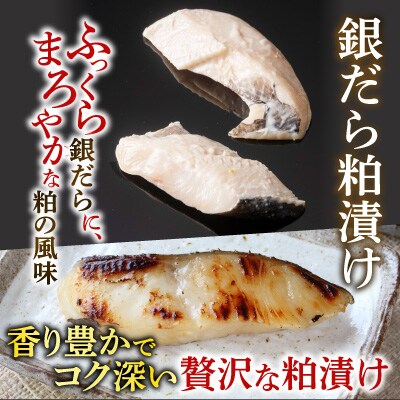 銀だら粕漬け・西京漬けセット(1切約110g×各4P) A-14241