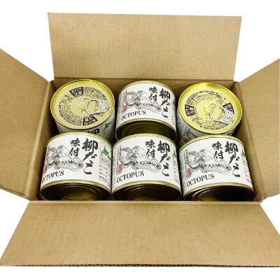 【北海道根室産】柳だこ味付190g×12缶 F-78009