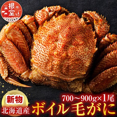 ボイル毛がに700～900g×1尾 C-11059