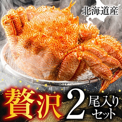 根室海鮮市場<直送>ボイル毛がに500～600g×2尾 F-28030