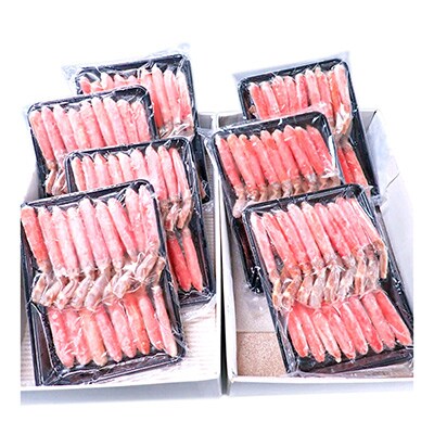 生本ずわいがに棒肉ポーション3.5kg(500g×7P) E-28001