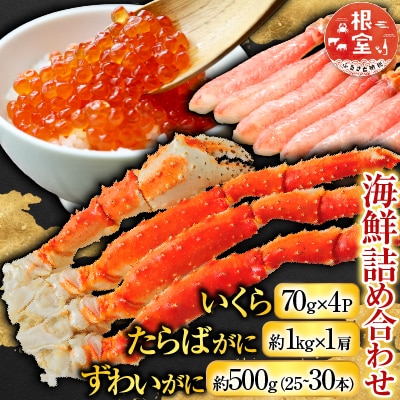  海鮮詰め合わせ(たらばがに・ずわいがに・いくら) D-11045