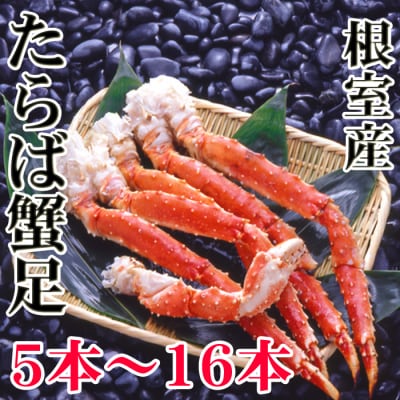 【年内配送可○】【北海道根室産】ボイルたらば蟹足5〜16本(計1〜1.2kg) C-36080