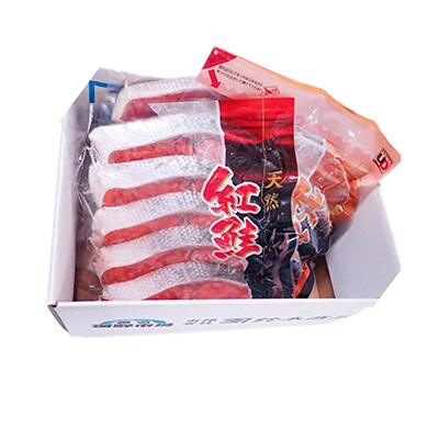 無添加甘塩天然鮭2種セット(計15切、約750g) G-11039