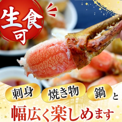 生食用本ズワイガニ爪ポーション500g A-14237