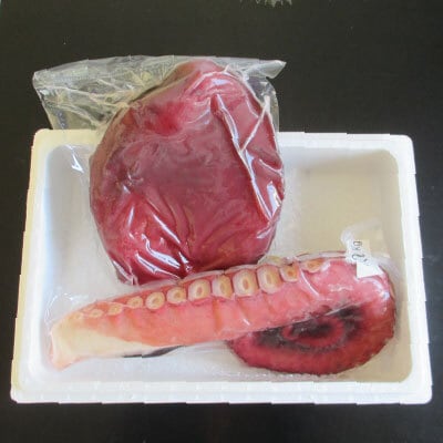 ＜12/21まで年内配送＞★真たこ足1～1.3kg・たこ頭1.5～1.9kgセット F-19002