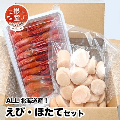 ＜12/17まで年内配送＞シマエビ400g・ほたて500gセット B-24018