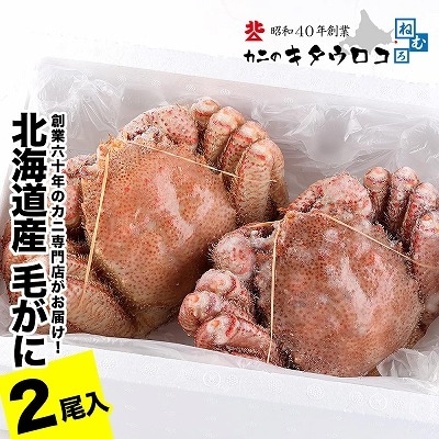 毛がに550g～650g前後×2尾 F-25014