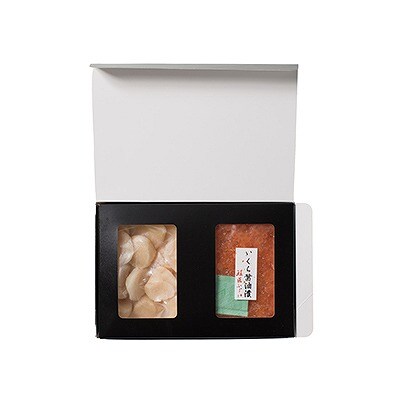 いくら醤油漬100g・お刺身帆立貝柱150g A-42048