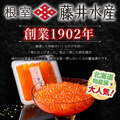 <鮭匠ふじい>いくら100g×4P(小分け) F-42002