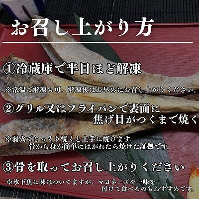 【北海道根室産】生干し氷下魚(こまい)200g×10袋 B-50016