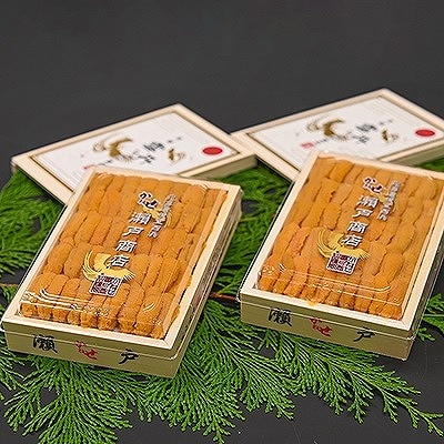 エゾバフンウニ(黄系)100～110g×2折 F-29002