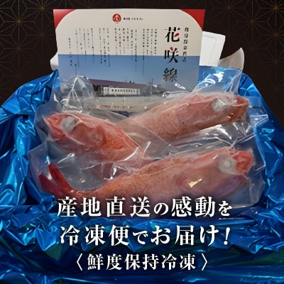 【北海道根室産】キンキ(めんめ、キチジ)300g前後×3尾 C-67001
