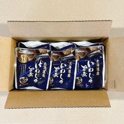 【北海道根室産】いわしの旨煮12P G-09011