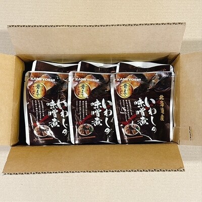 【北海道根室産】いわしの味噌煮12P G-09012