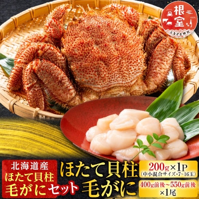 毛かに・ほたて貝柱セット C-30043