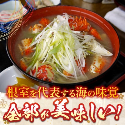 【北海道根室産】花咲かに500g前後～650g前後×3尾 B-36002