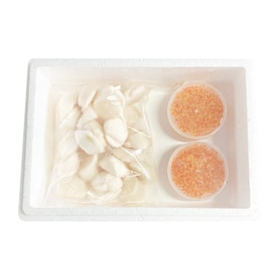 いくら醤油漬け100g×2P、ほたて貝柱500g×1P C-36041