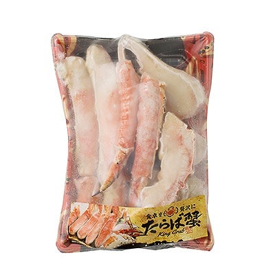根室海鮮市場<直送>ボイル済み本タラバガニハーフカット800g C-28033