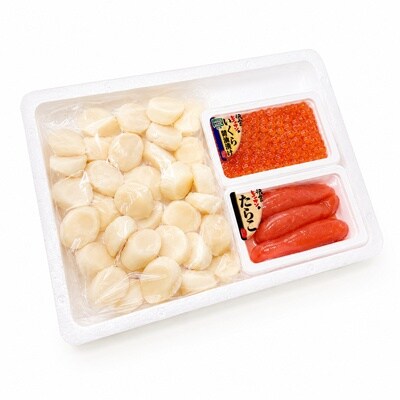 ほたて500g・醤油いくら140g・たらこ140g F-16029