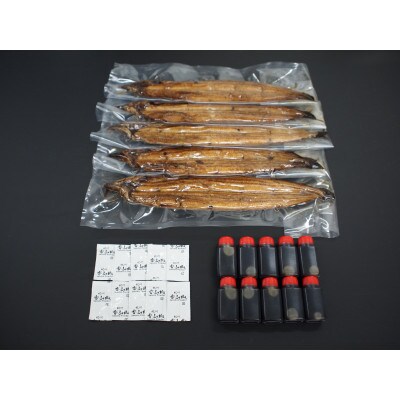 【紀州職人焼】　一串ずつ丁寧に焼き上げた　国産炭火蒲焼5尾