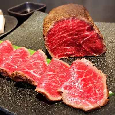熊野牛 惣菜セット (ローストビーフ1個、生ハンバーグ5個)