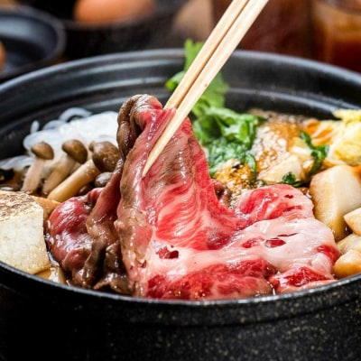 熊野牛 すき焼懐石 6種盛り