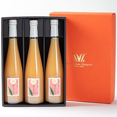 和歌山県桃山町のあら川の桃を使った ももドリンク 500ml×3本セット【和歌山グルメ市場】