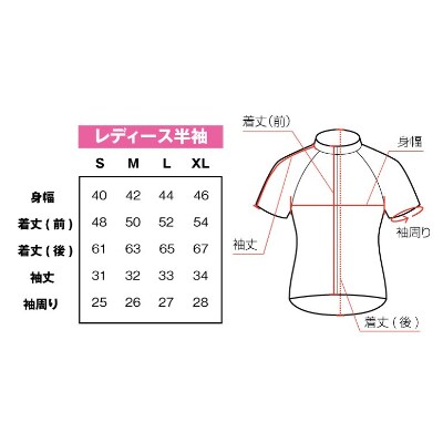 サイクルジャージ きいちゃん 半袖レディース Mサイズ お礼品詳細 ふるさと納税なら さとふる