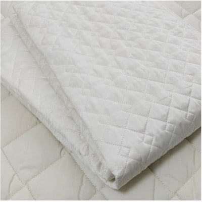 【セミダブルサイズ】ピュアシルク敷パッド 120×205cm　1枚 ホワイト SCC-1220SW