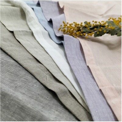 【S】150×250cm　洗えるフレンチリネン100%大判フラットシーツ　ホワイト FL-FS-WH