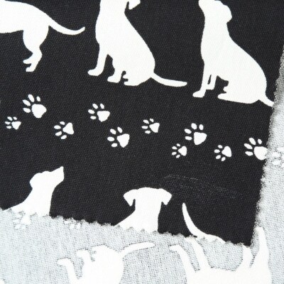 オックス 綿100%生地 動物柄(大型犬) おしゃれでかわいいハンドメイド