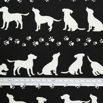 オックス 綿100%生地 動物柄(大型犬) おしゃれでかわいいハンドメイド