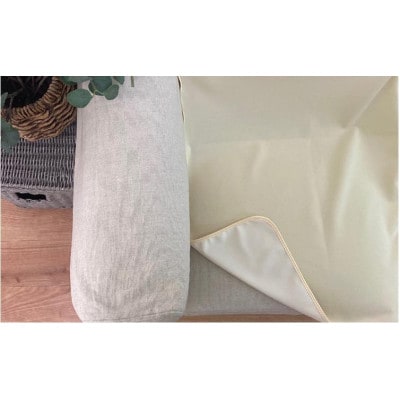 洗える消臭防水おねしょシーツ部分用150×100cmアイボリー1枚