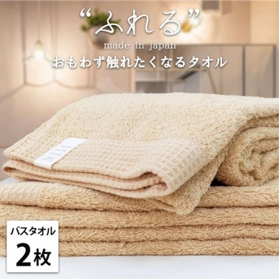 【バスタオル2枚組】思わずふれたくなる バスタオル 60×120cm ふれるB2-AP